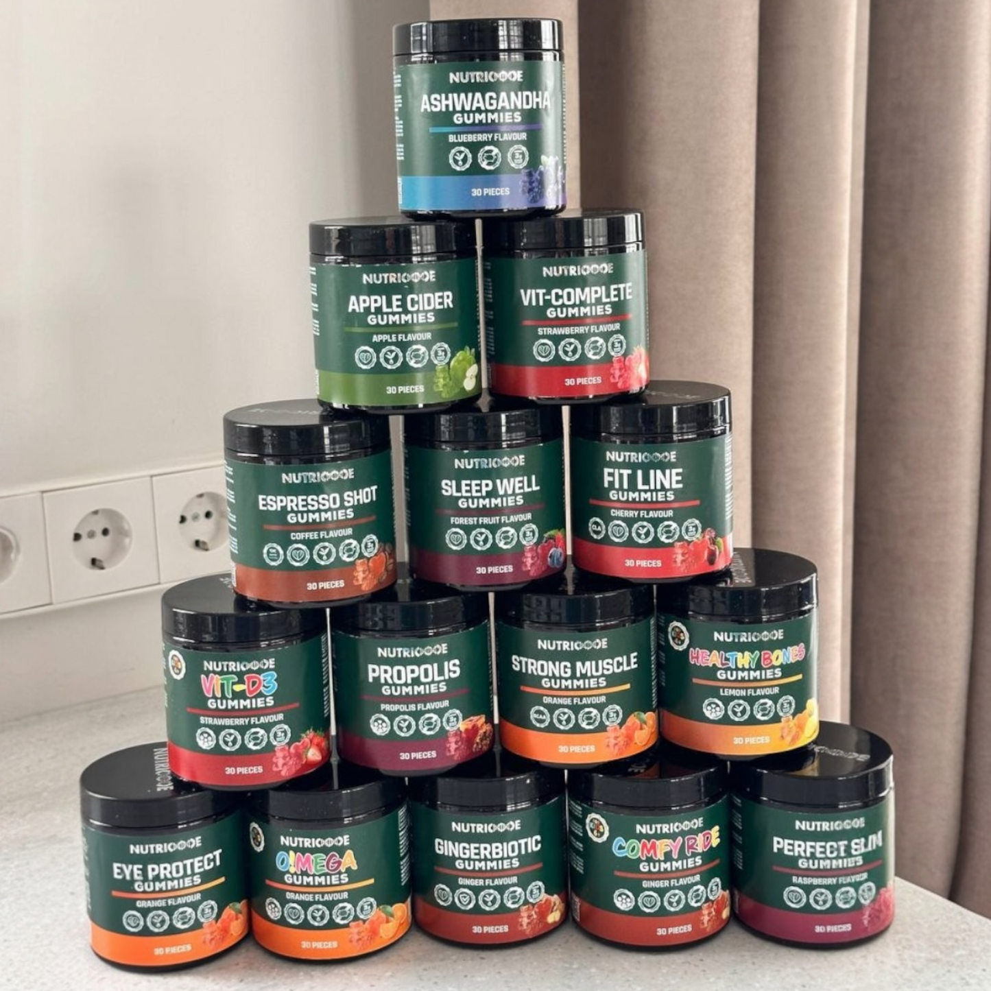 NUTRICODE Sleep Well vitaminai guminukai – miegui ir ramybei (be pridėtinio cukraus)