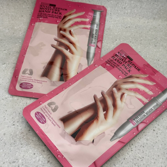 Drėkinamoji rankų kaukė su sraigių sekreto filtratu CHAMOS ACACI