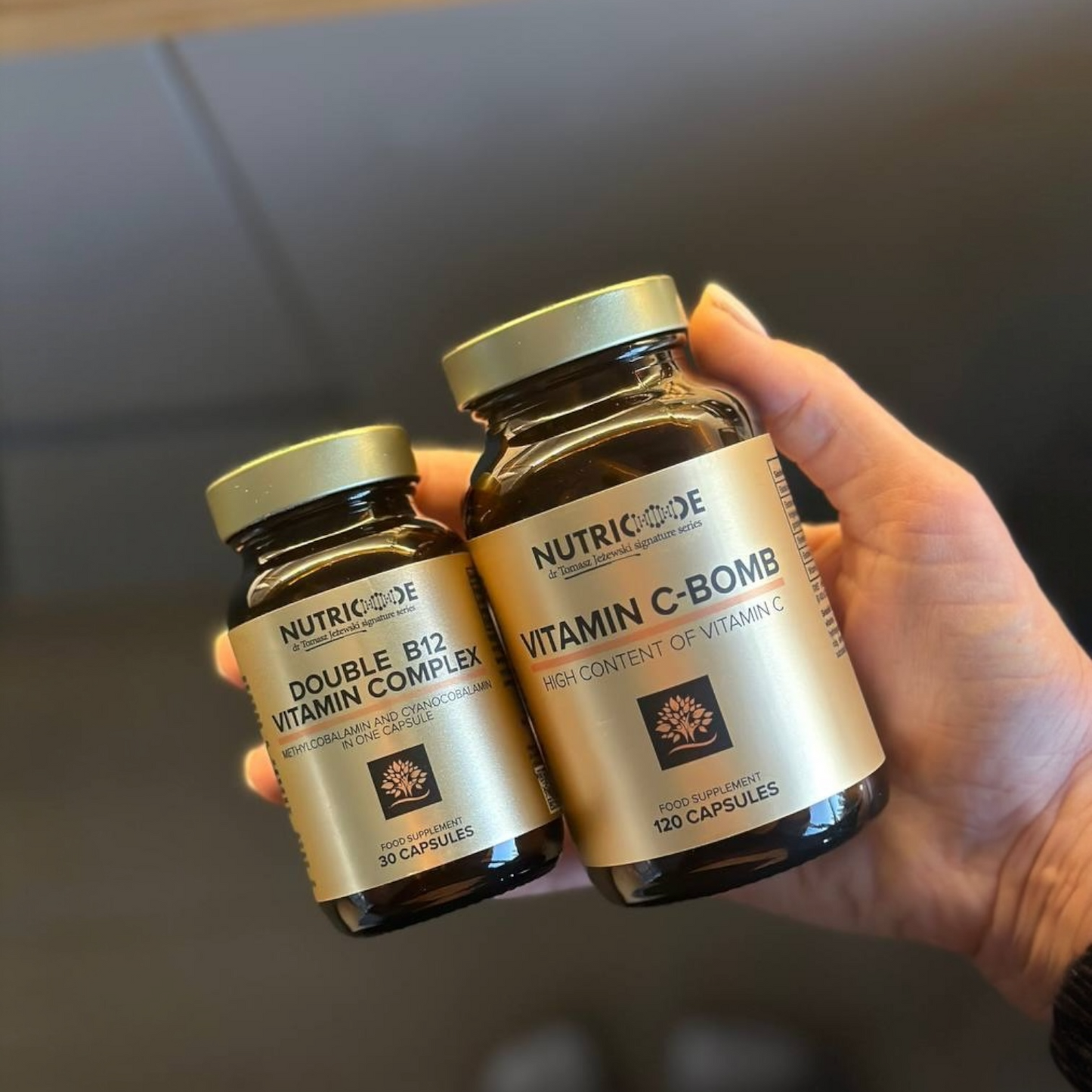 NUTRICODE Double B12 Vitamin Complex by Dr. Tomasz Jeżewski – nervų sistemai, energijai ir koncentracijai