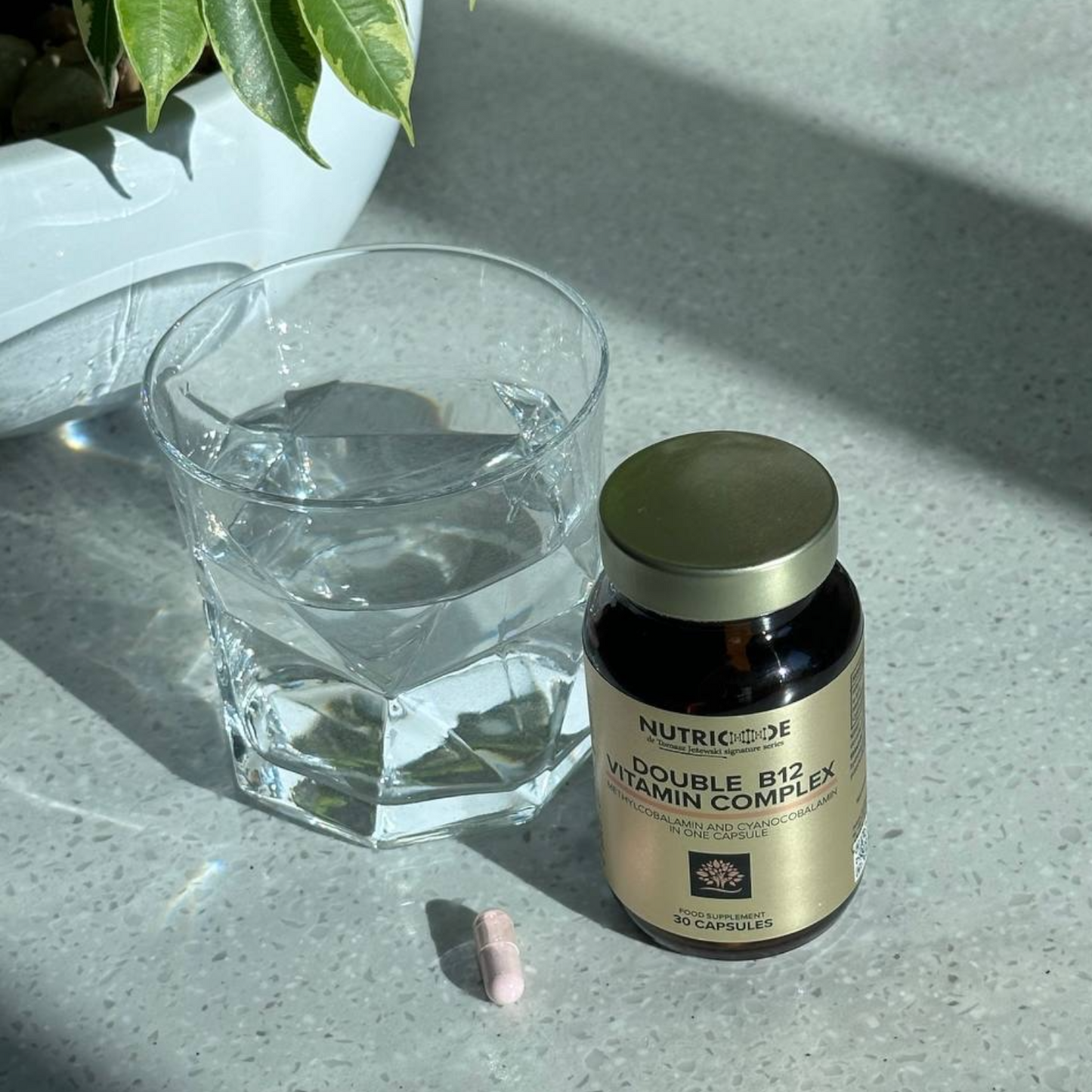 NUTRICODE Double B12 Vitamin Complex by Dr. Tomasz Jeżewski – nervų sistemai, energijai ir koncentracijai