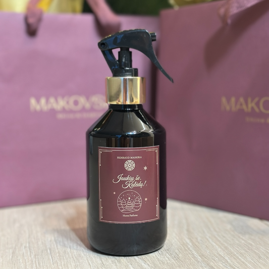 Riboto leidimo Kalėdinis personalizuotas patalpų ir automobilio purškiamas kvapas „Jaukių šv. Kalėdų“