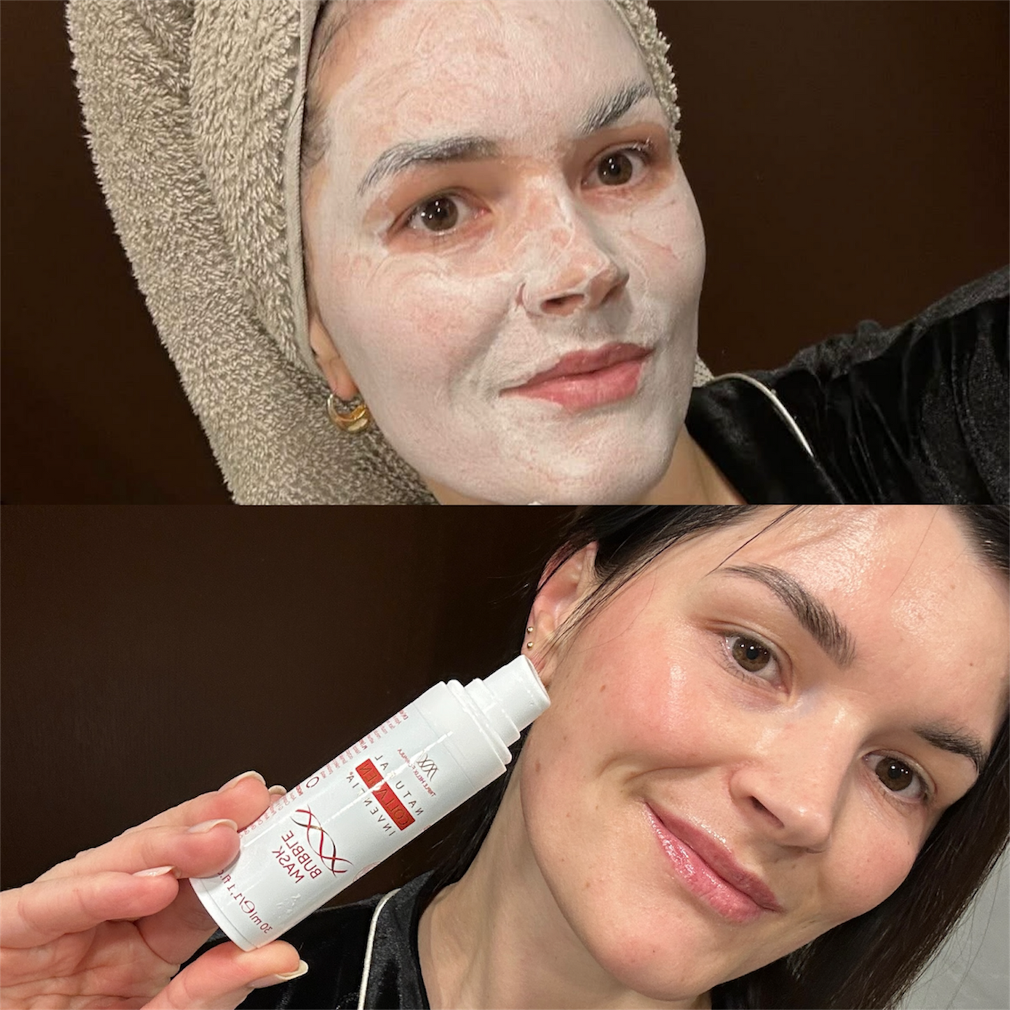 INVENTIA Kolageno burbuliuojanti veido kaukė su deguonimi