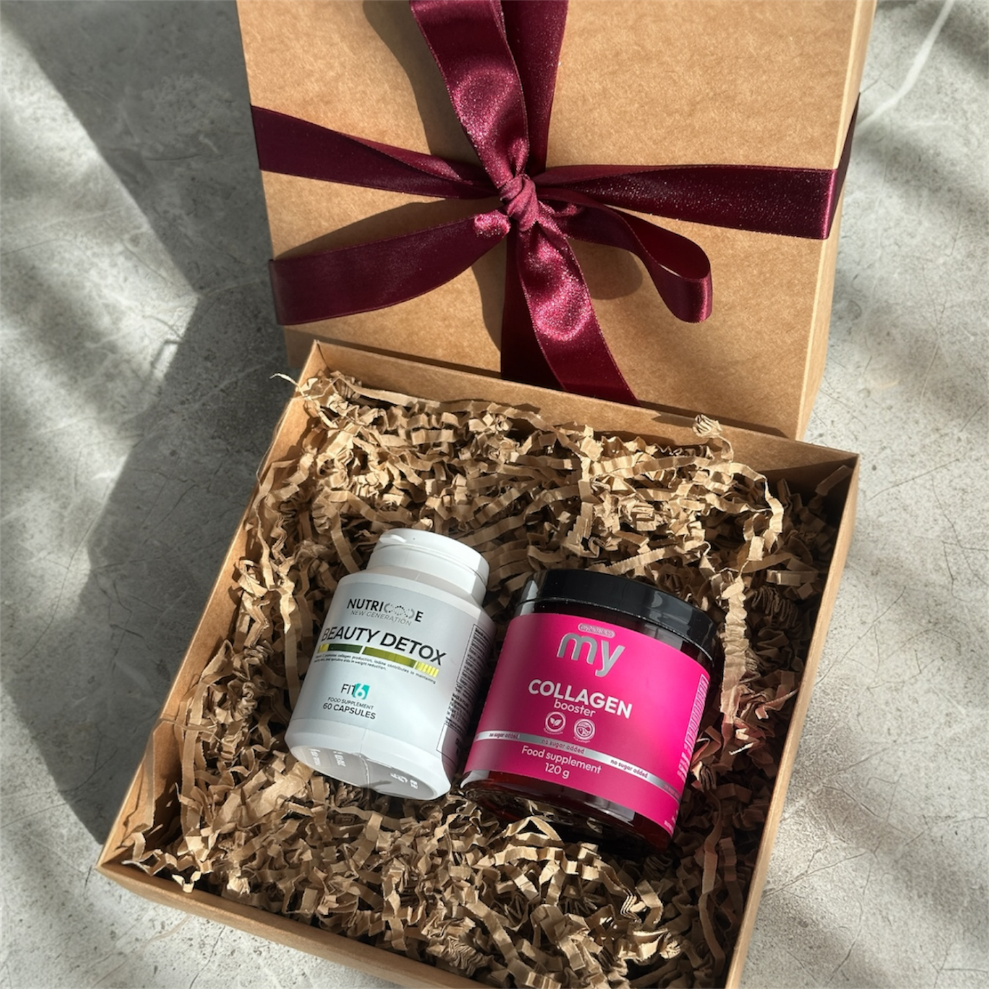Dovanų rinkinys: Beauty Detox + jūrinis kolagenas Collagen Booster