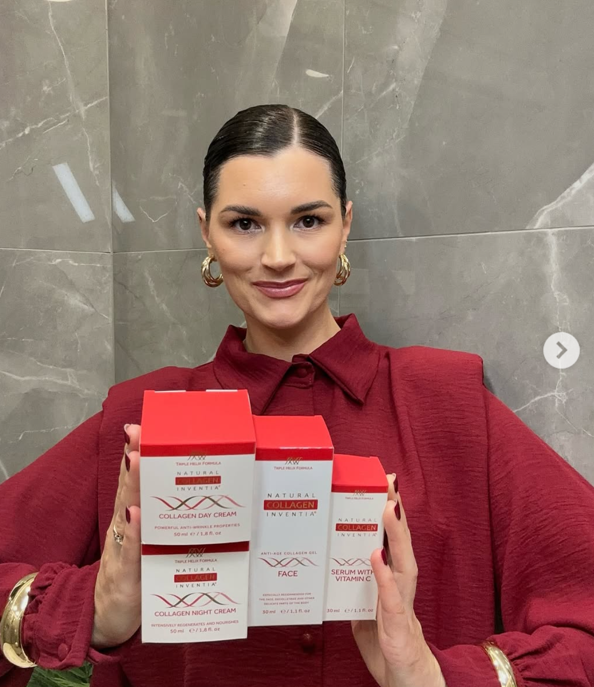 Veido rutinos rinkinys: Inventia kolageno dieninis ir naktinis kremai