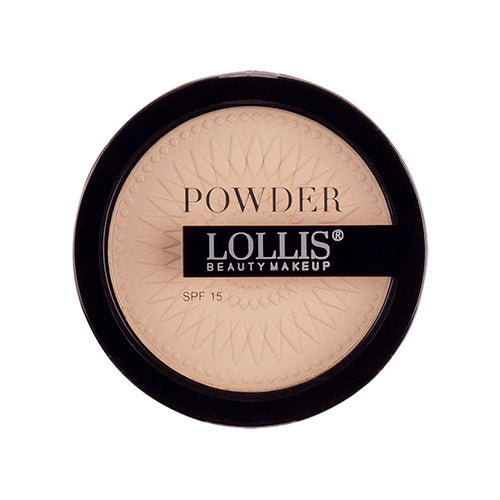 LOLLIS Kompaktinė pudra 01 su SPF15 apsauga